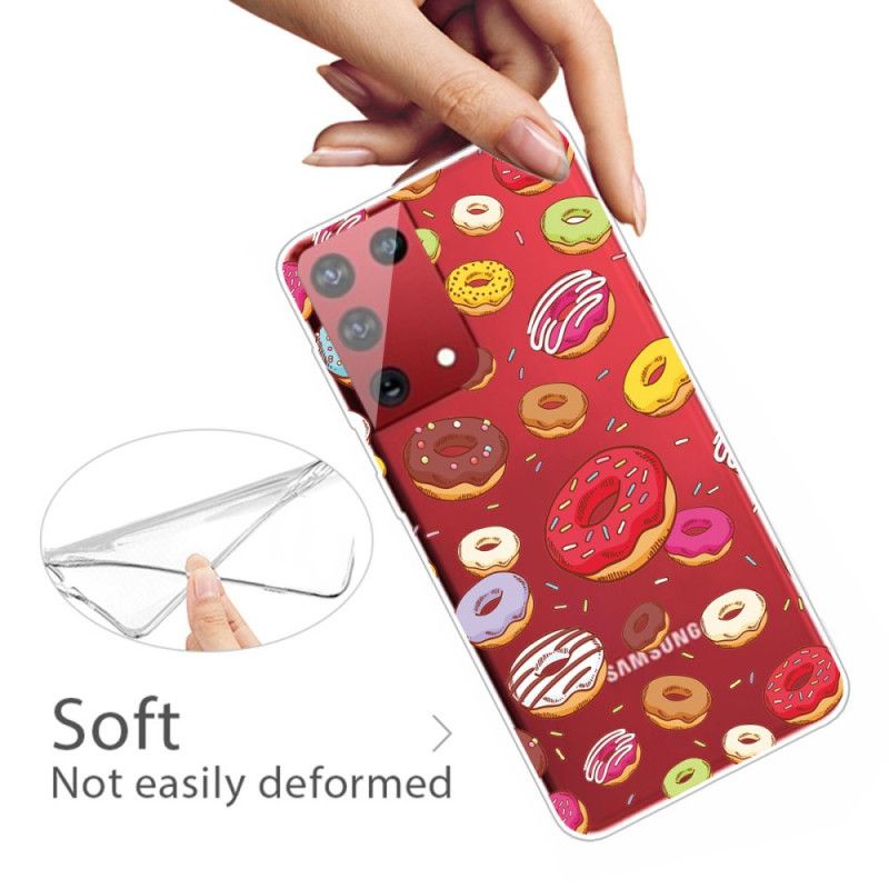 Coque Samsung Galaxy S21 Ultra 5g Love Donuts