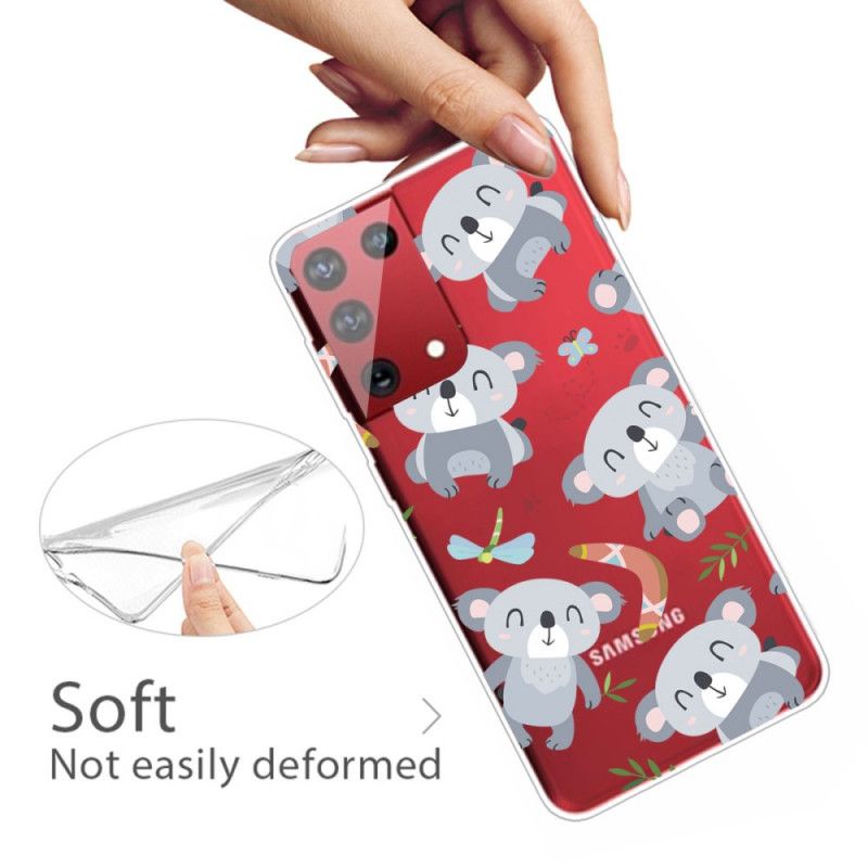 Coque Samsung Galaxy S21 Ultra 5g Mignons Koalas