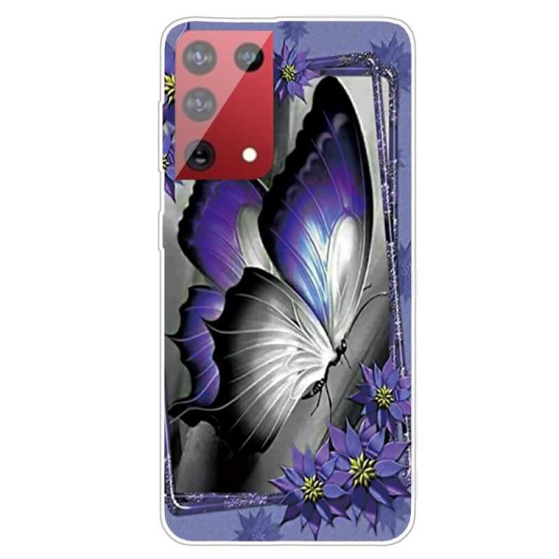 Coque Samsung Galaxy S21 Ultra 5g Papillon Royal