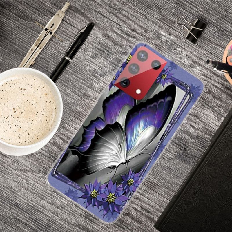 Coque Samsung Galaxy S21 Ultra 5g Papillon Royal