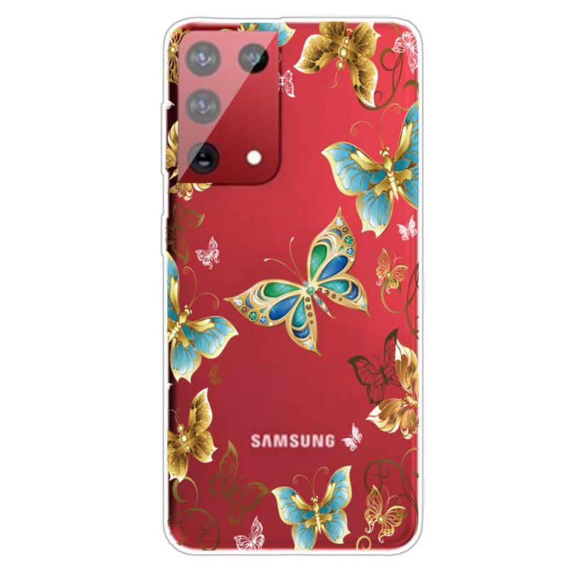 Coque Samsung Galaxy S21 Ultra 5g Papillons Design