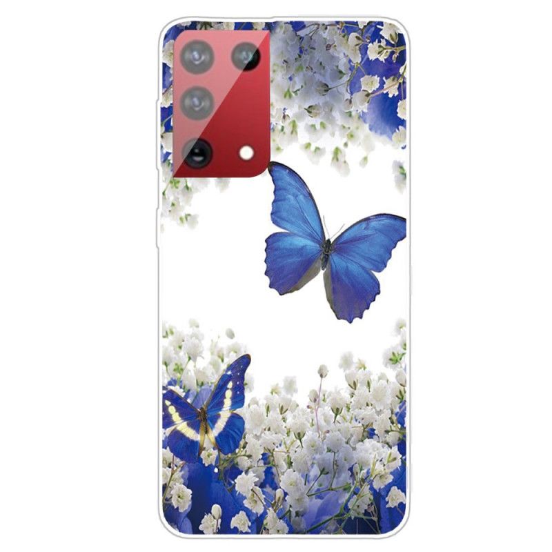 Coque Samsung Galaxy S21 Ultra 5g Papillons Design