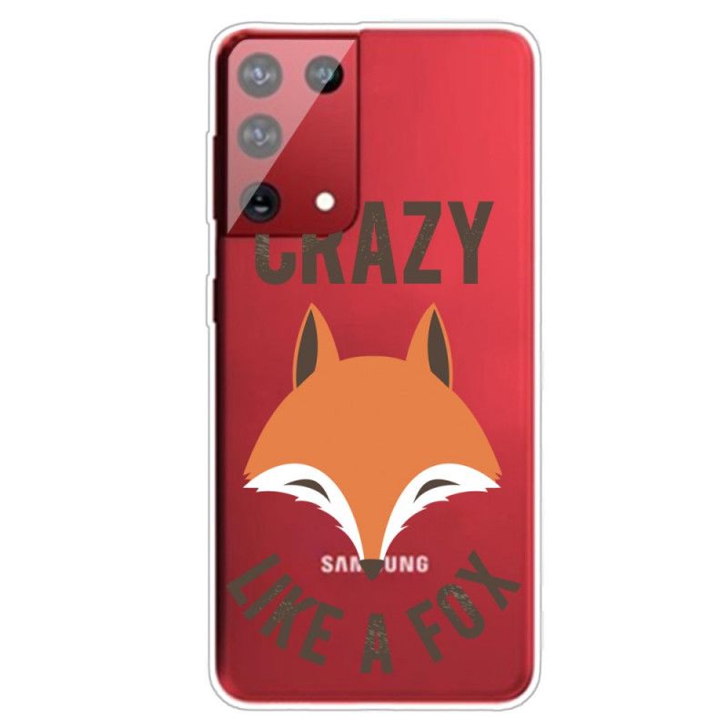 Coque Samsung Galaxy S21 Ultra 5g Renard / Crazy Like A Fox