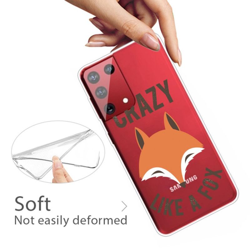 Coque Samsung Galaxy S21 Ultra 5g Renard / Crazy Like A Fox