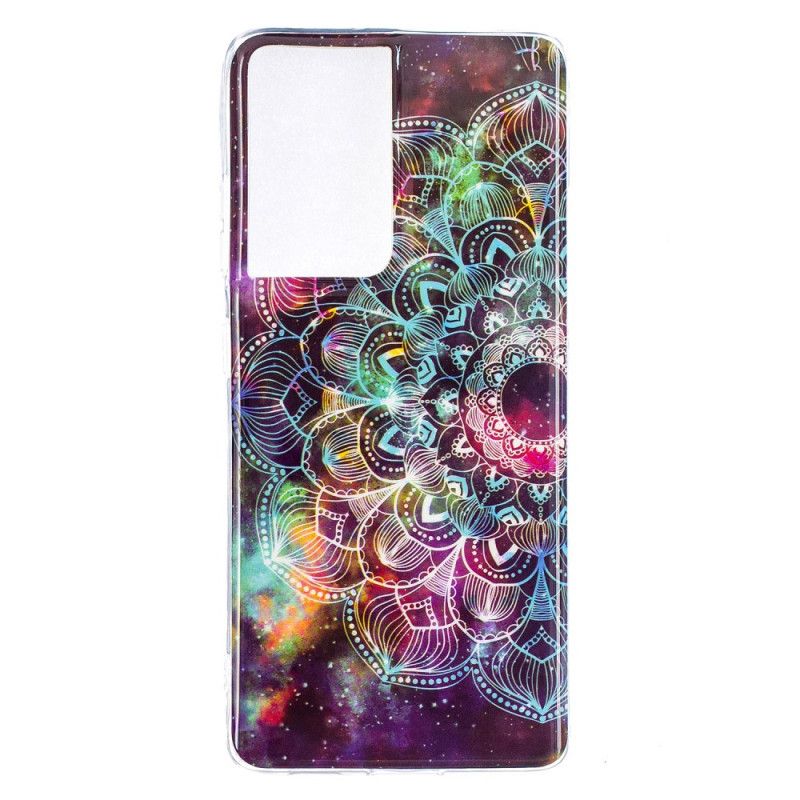 Coque Samsung Galaxy S21 Ultra 5g Série Floralies Fluorescente