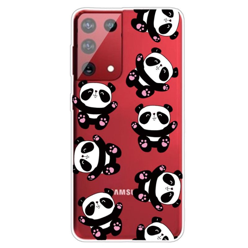Coque Samsung Galaxy S21 Ultra 5g Top Pandas Fun