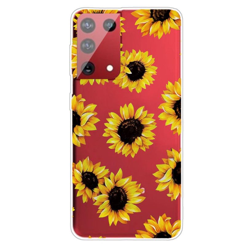 Coque Samsung Galaxy S21 Ultra 5g Tournesols