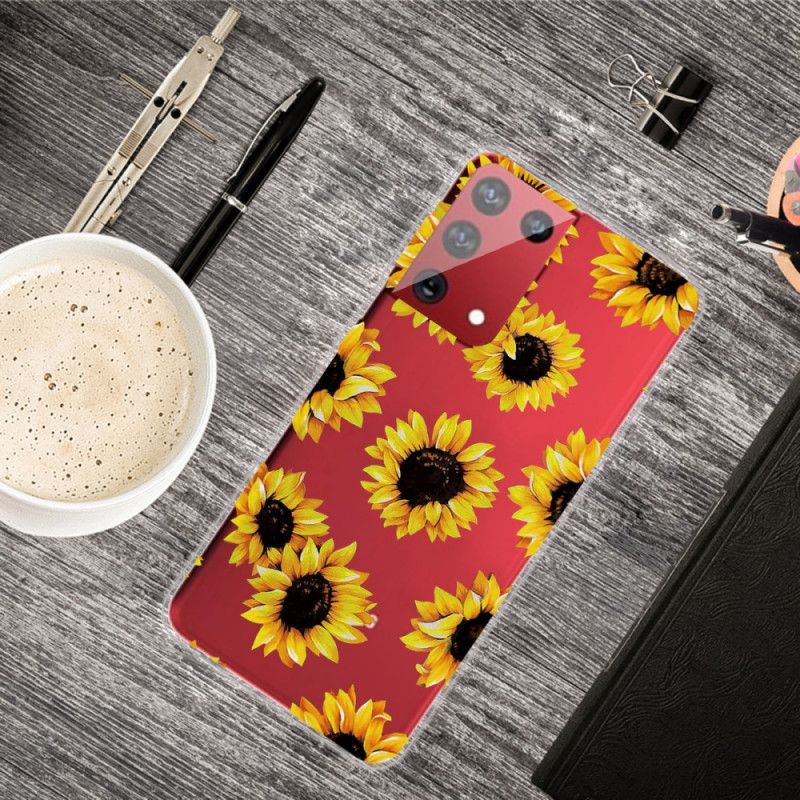 Coque Samsung Galaxy S21 Ultra 5g Tournesols