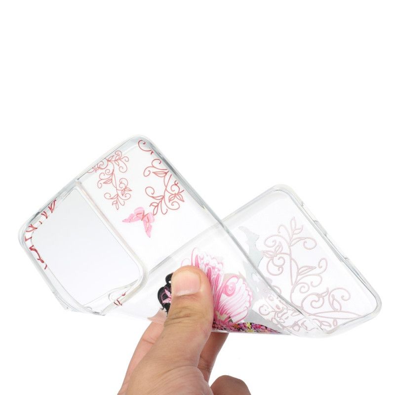 Coque Samsung Galaxy S21 Ultra 5g Transparente Fée Fleurie