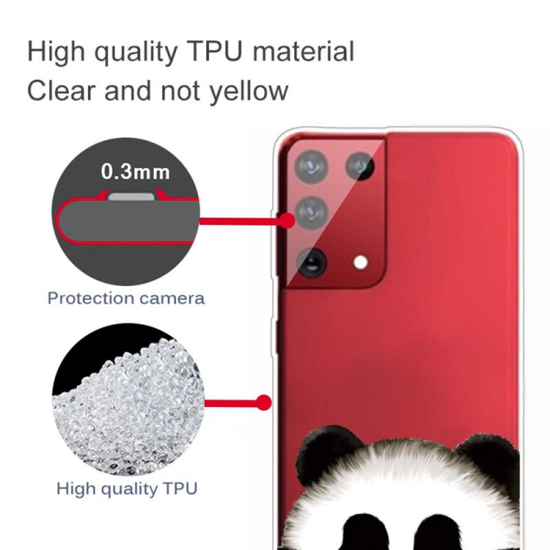 Coque Samsung Galaxy S21 Ultra 5g Transparente Panda