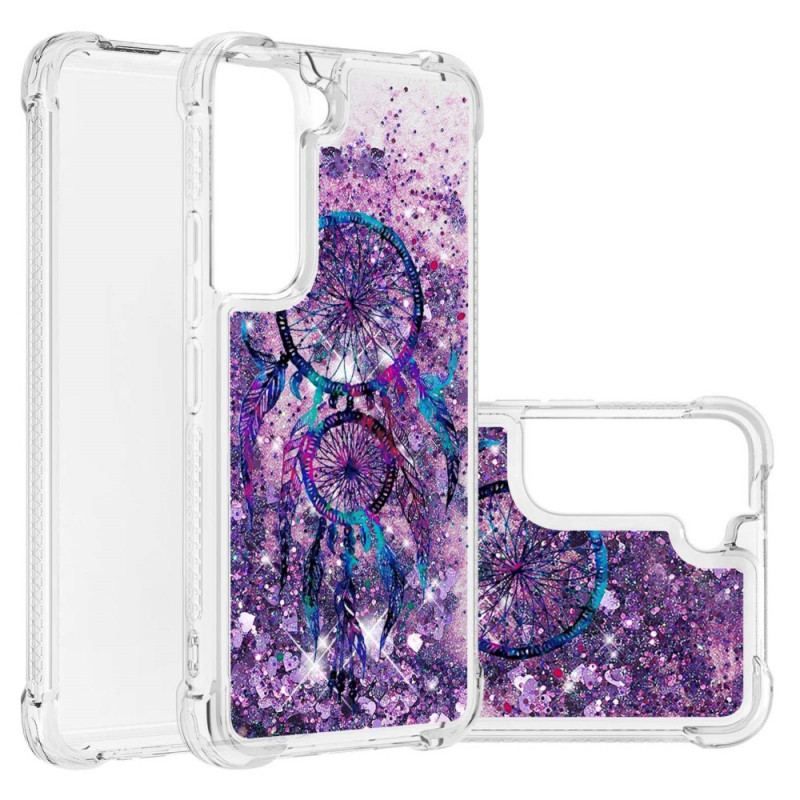 Coque Samsung Galaxy S22 5G Attrape Rêves Paillettes