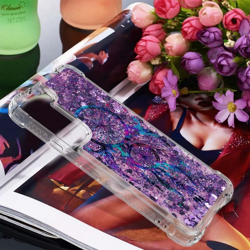 Coque Samsung Galaxy S22 5G Attrape Rêves Paillettes