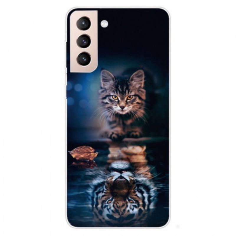 Coque Samsung Galaxy S22 5G Réflexion Chat