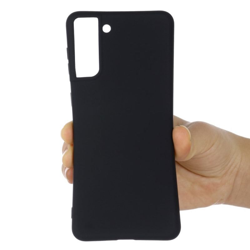 Coque Samsung Galaxy S22 5G Silicone Liquide avec Lanière