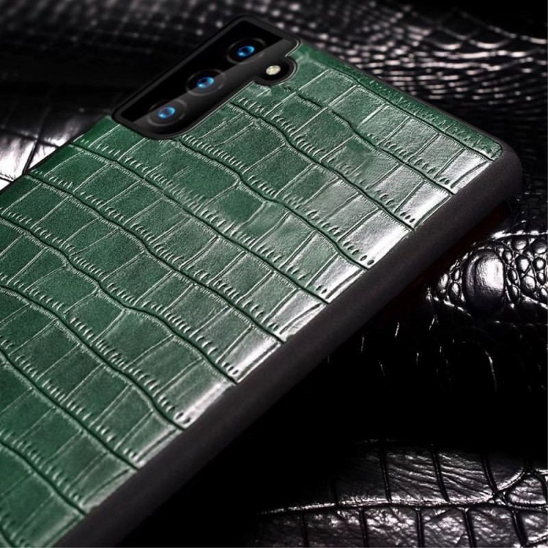 Coque Samsung Galaxy S22 5G SULADA Effet Peau Crocodile