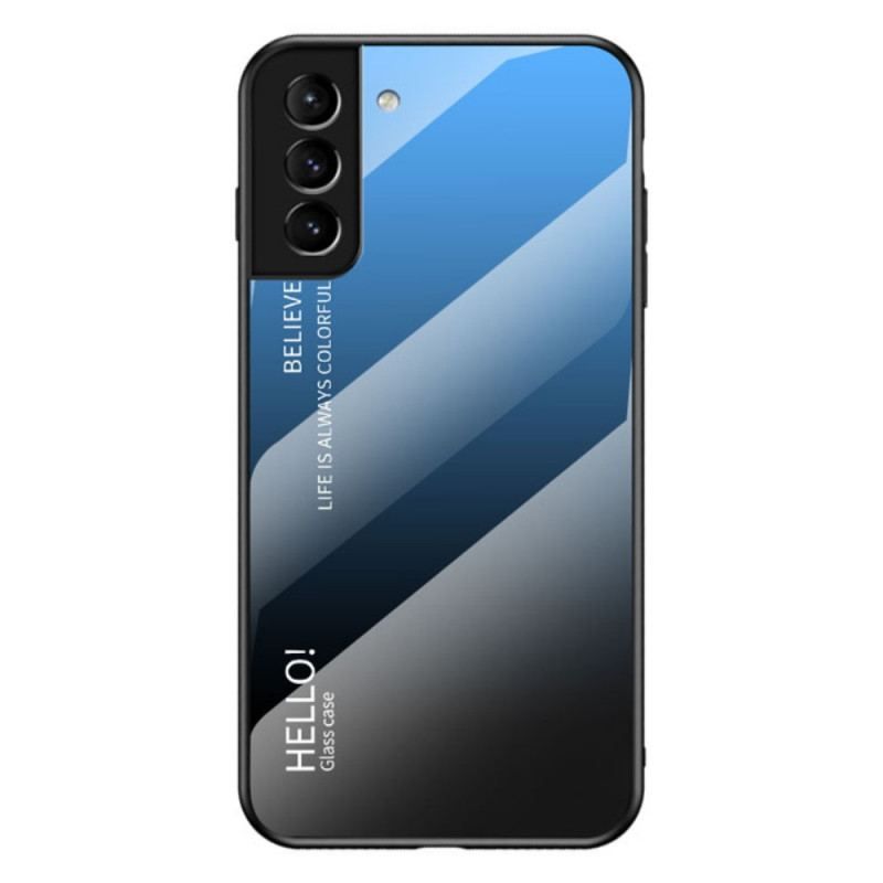 Coque Samsung Galaxy S22 5G Verre Trempé Hello