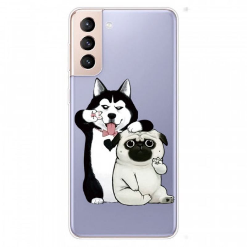 Coque Samsung Galaxy S22 Plus 5G Drôles de Chiens