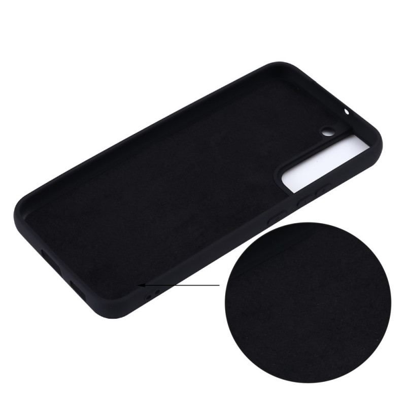 Coque Samsung Galaxy S22 Plus 5G Silicone Liquide avec Lanière