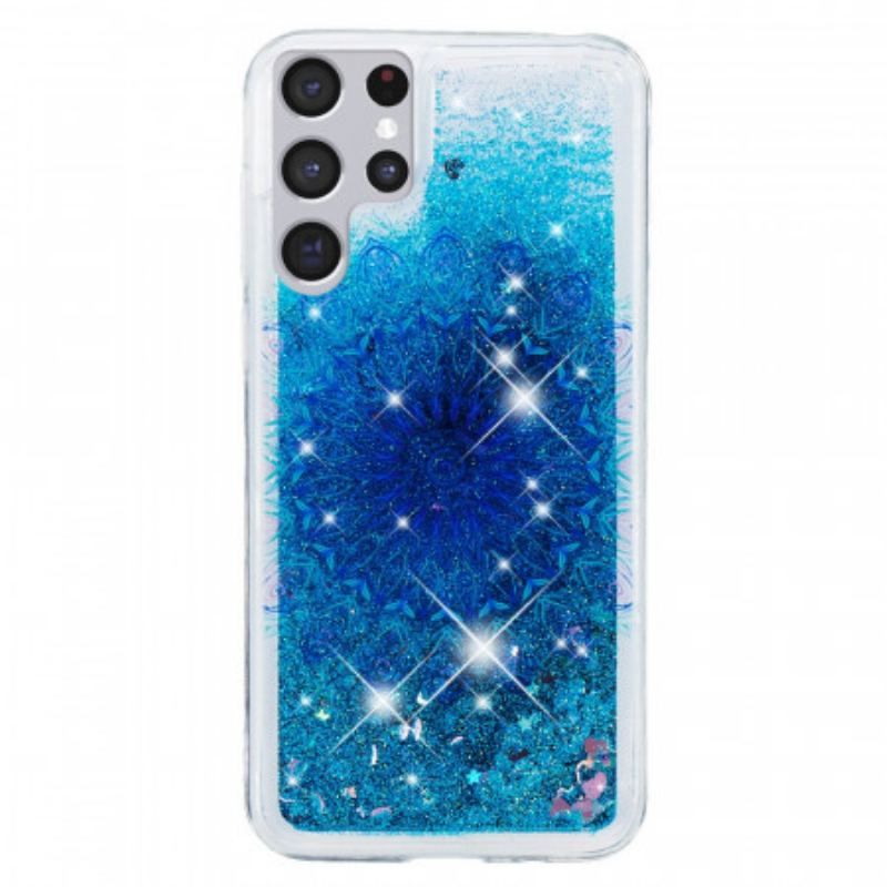 Coque Samsung Galaxy S22 Ultra 5G Mandala Paillettes