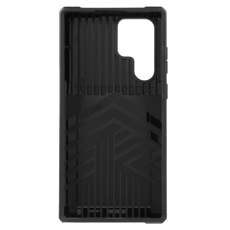 Coque Samsung Galaxy S22 Ultra 5G Multi-Fonctionnelle Protège-Lentilles