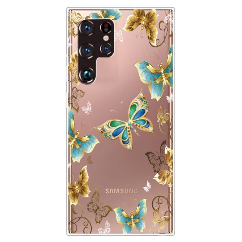 Coque Samsung Galaxy S22 Ultra 5G Papillons Design
