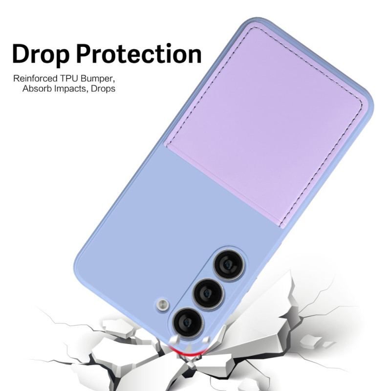 Coque Samsung Galaxy S23 5G Silicone Liquide Porte Cartes