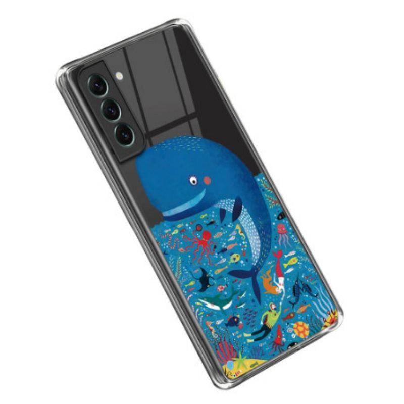 Coque Samsung Galaxy S23 5G Transparente Baleine