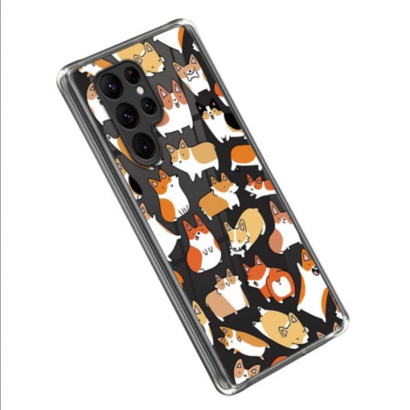 Coque Samsung Galaxy S23 Ultra 5G Multiples Chiens