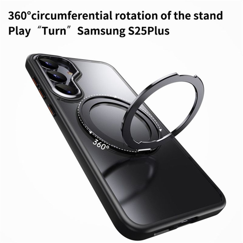 Coque Samsung Galaxy S25 5G Compatible MagSafe Sobriété avec Support