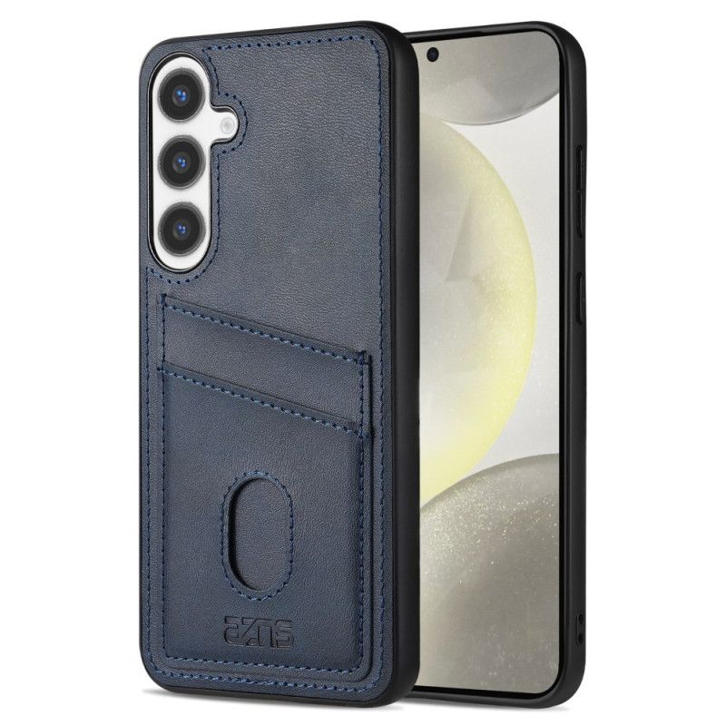 Coque Samsung Galaxy S25 5G Cuir Texturé Porte-Cartes