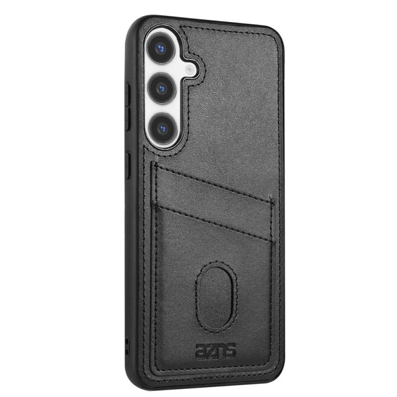 Coque Samsung Galaxy S25 5G Cuir Texturé Porte-Cartes