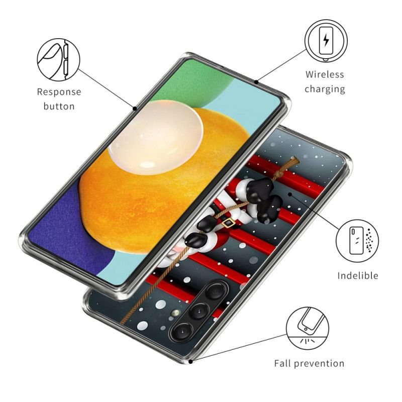 Coque Samsung Galaxy S25 5G Noël sous la Neige