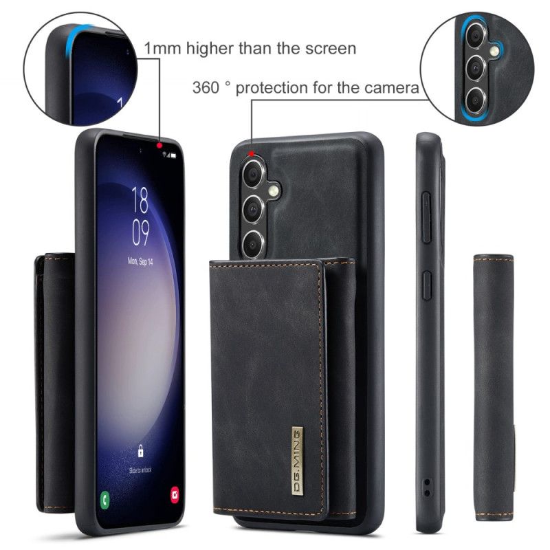 Coque Samsung Galaxy S25 5G Portefeuille Détachable DG.MING