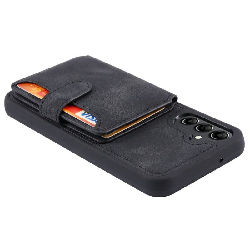 Coque Samsung Galaxy S25 5G Portefeuille Effet Daim