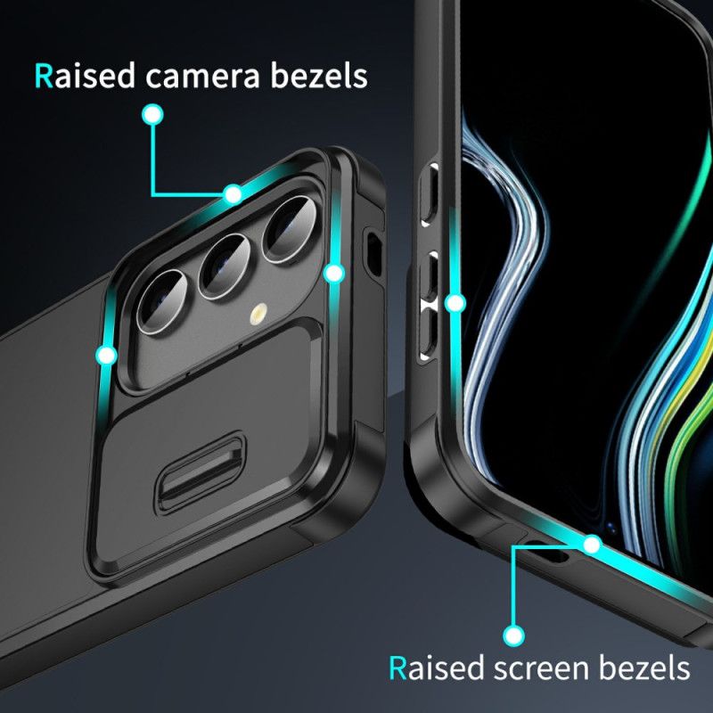 Coque Samsung Galaxy S25 5G Robuste avec Protecteur Caméra