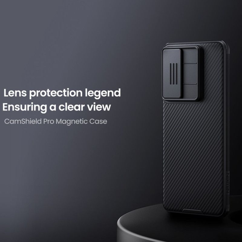 Coque Samsung Galaxy S25 Edge Camshield Pro avec Protection Coulissante pour Caméra NILLKIN