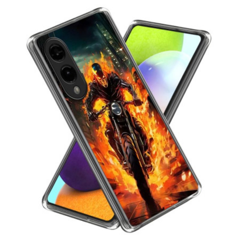 Coque Samsung Galaxy S25 Edge Chevalier de Flamme