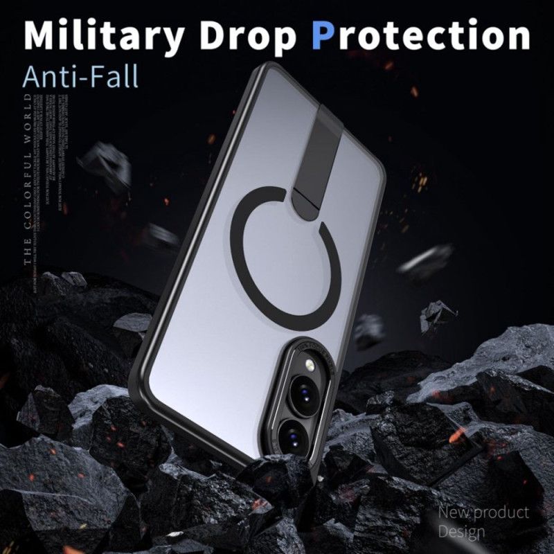 Coque Samsung Galaxy S25 Edge Compatible MagSafe avec Support Intégré