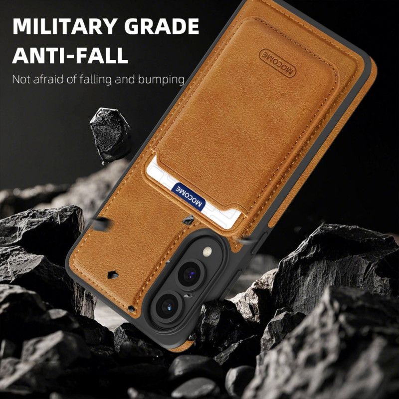 Coque Samsung Galaxy S25 Edge Magnétique avec Porte-Cartes Détachable