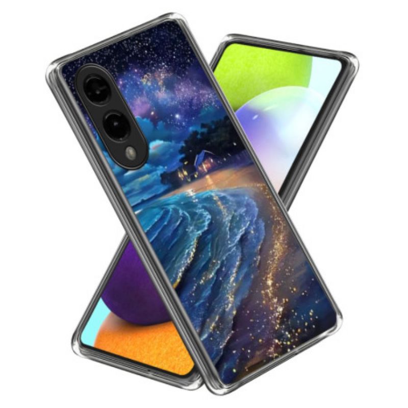 Coque Samsung Galaxy S25 Edge Plage Étoilée