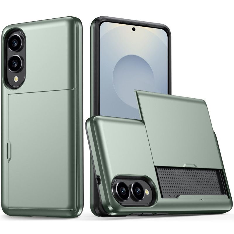 Coque Samsung Galaxy S25 Edge Porte-Cartes Coulissant