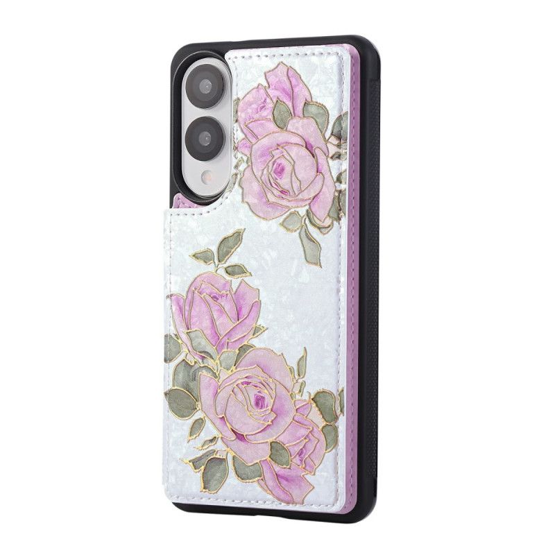 Coque Samsung Galaxy S25 Edge Porte-Cartes Floral