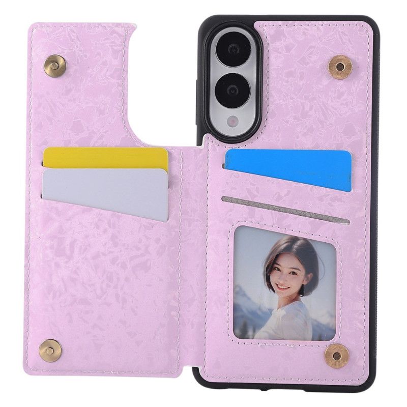 Coque Samsung Galaxy S25 Edge Porte-Cartes Floral