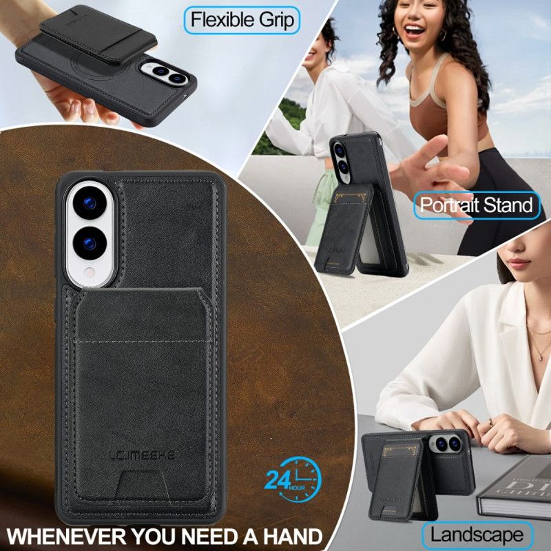 Coque Samsung Galaxy S25 Edge Porte-Cartes Magnétique Détachable
