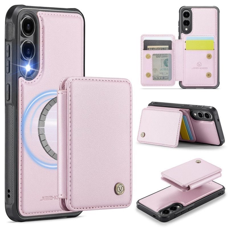 Coque Samsung Galaxy S25 Edge Porte-Cartes Magnétique Détachable JEEHOOD