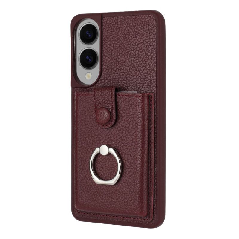 Coque Samsung Galaxy S25 Edge Support-Anneau et Porte-cartes