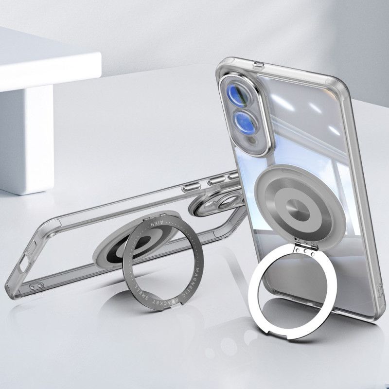 Coque Samsung Galaxy S25 Edge Support Rotatif et Protection d'Objectif