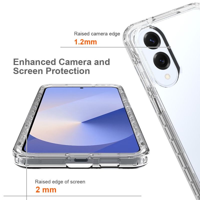 Coque Samsung Galaxy S25 Edge transparente 2-en-1