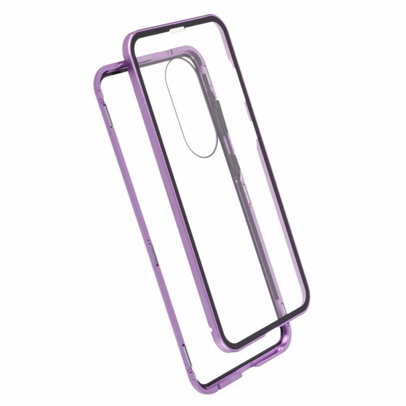 Coque Samsung Galaxy S25 Edge Verre Trempé et Cadre Magnétique