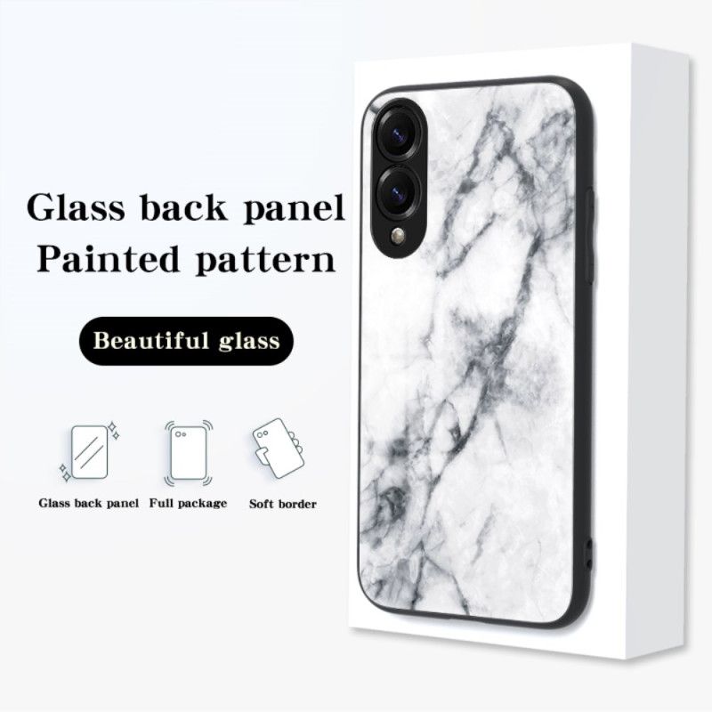 Coque Samsung Galaxy S25 Edge Verre Trempé Marbre